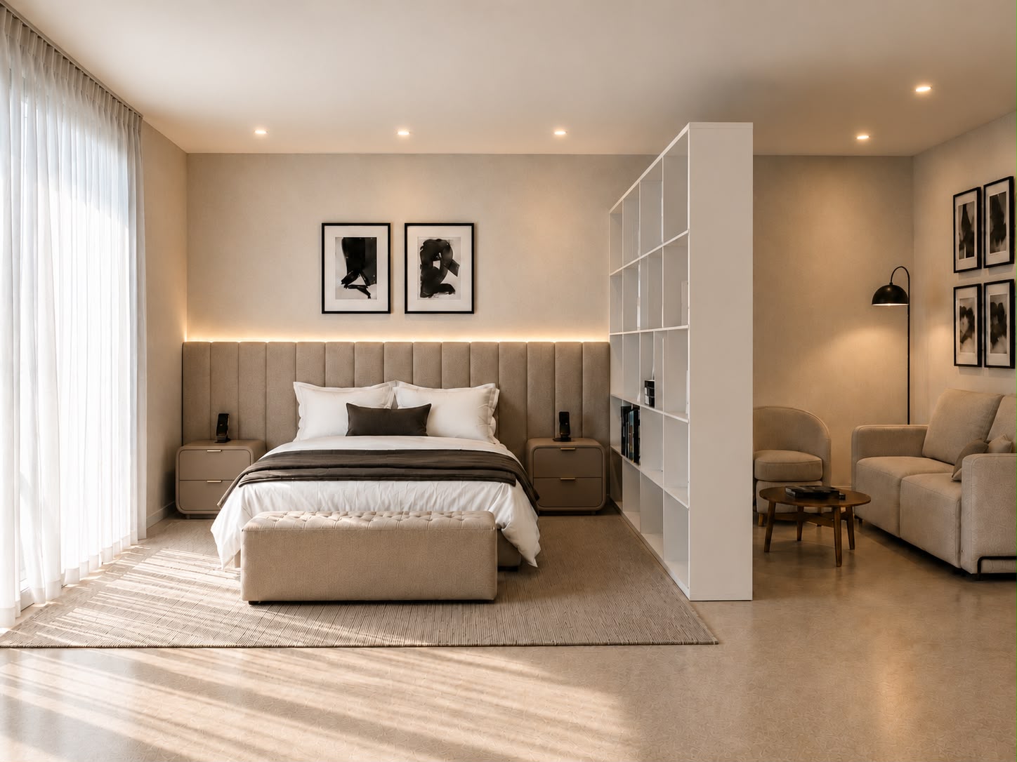 Casa Peral — Suite principal e zona de lounge