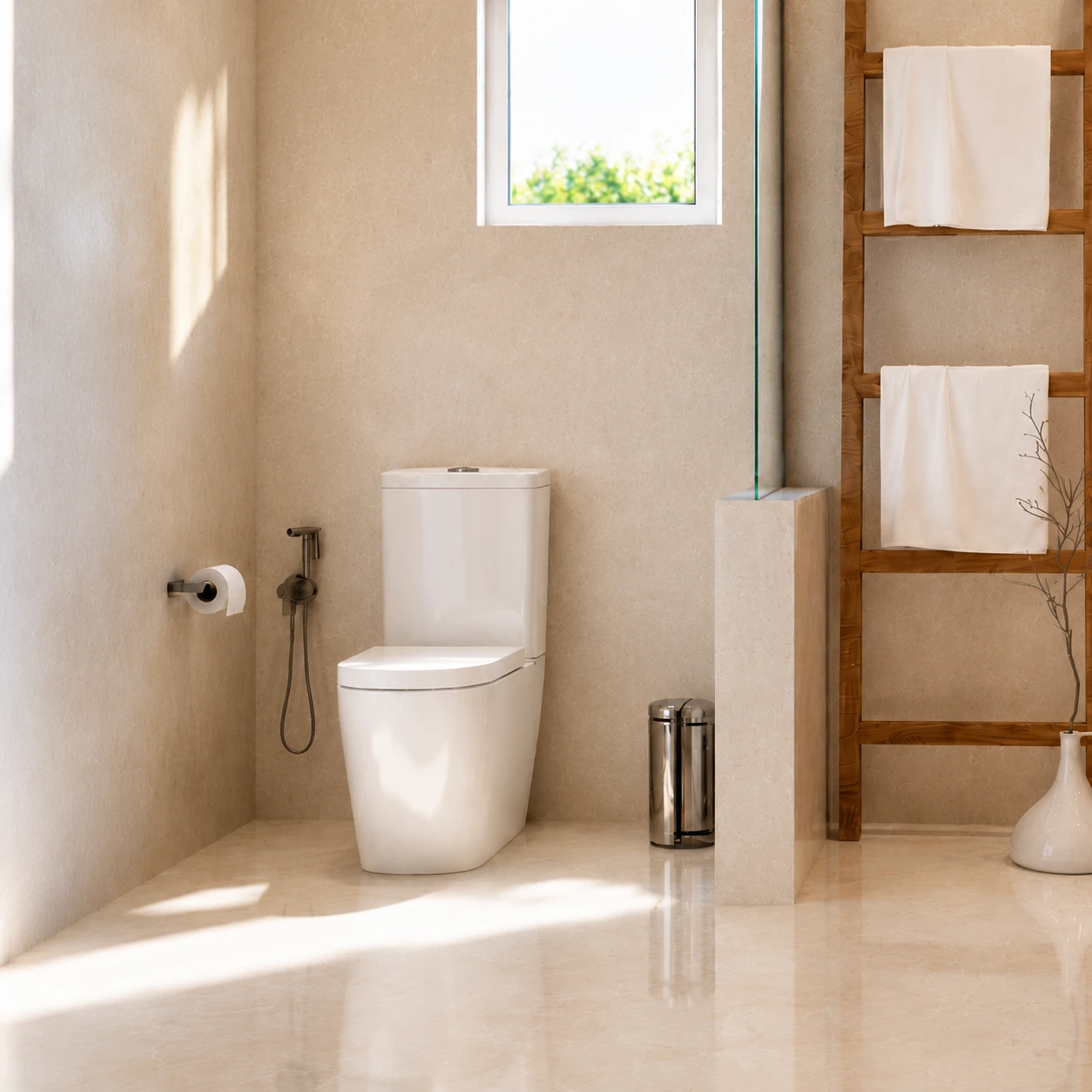 Instalações Sanitárias – pormenor de lavatório e torneira de parede